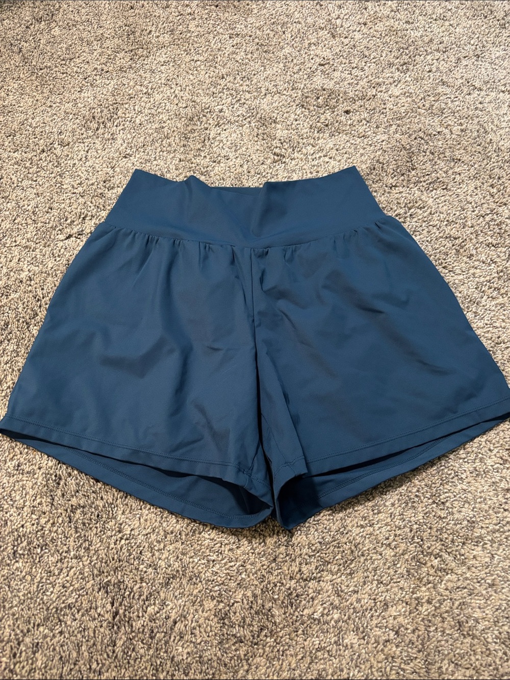 HALARA Women's Athletic Shorts in Teal Blue